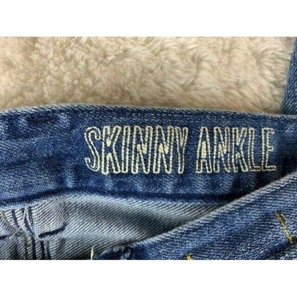 Madwell Size 25 Skinny Ankle Jeans Womens Medium Wash Low Rise Stretch - Picture 4 of 6